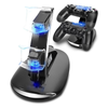 PS4 Controller Charger with LED Indicator for Playstation 4, PS4 Pro, PS4 Slim Controllers - Dual USB Docking Station