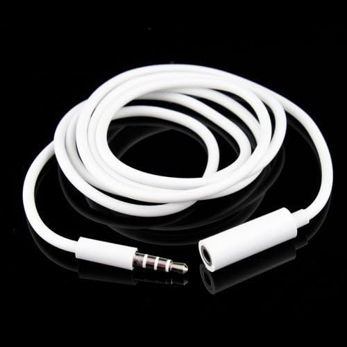 3.5mm Male to Female Headphone Extension Cable for iPhone, iPod, iPad, Laptop & TV