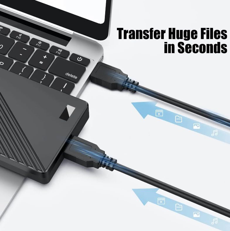 USB 2.0 A to A Cable – Male to Male USB Cable for Hard Drives, Printers, Cameras, Hubs, Modems & More