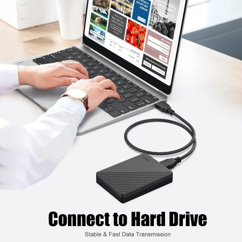 USB 2.0 A to A Cable – Male to Male USB Cable for Hard Drives, Printers, Cameras, Hubs, Modems & More