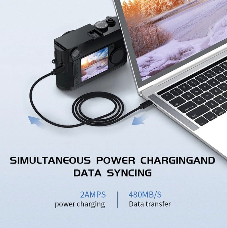 USB-C to Mini USB Cable for Camera, Dashcam & Navigation Devices