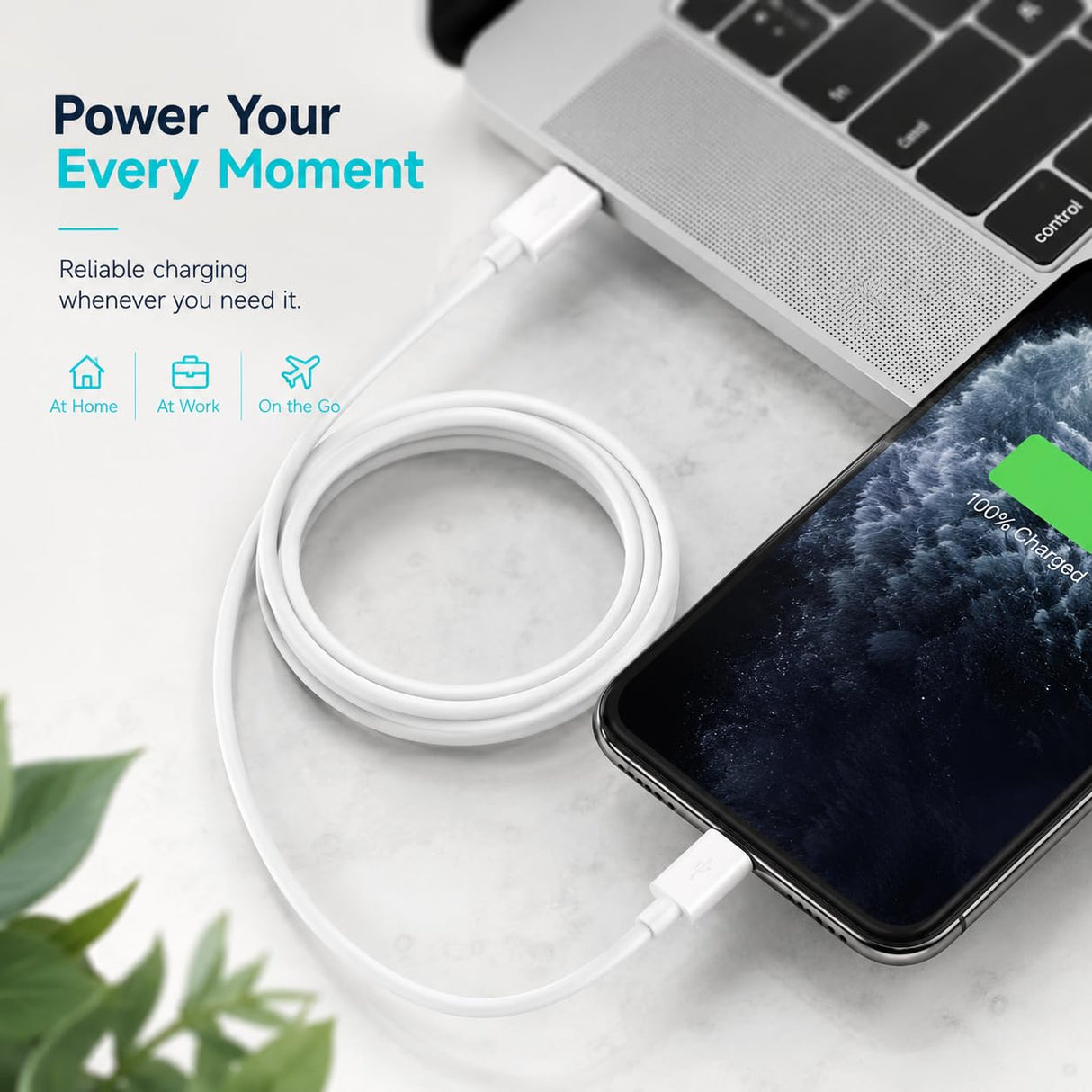 Lightning to USB Cable For Apple iPod - Charging Cable