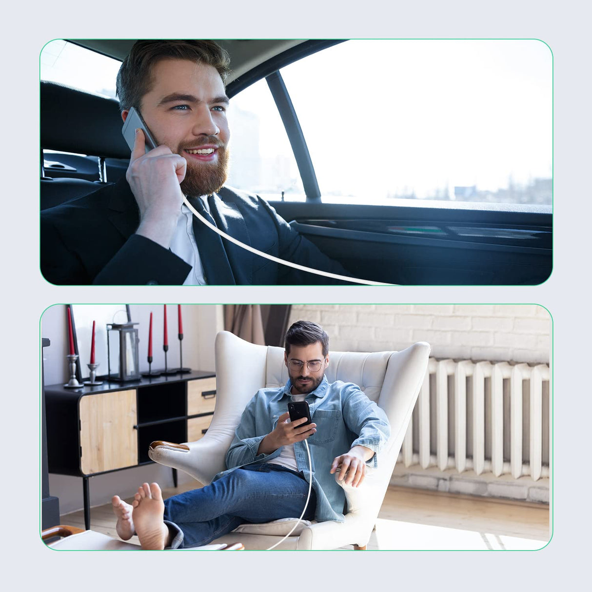 Lightning to USB Charging Cable – Fast Charge & Data Sync