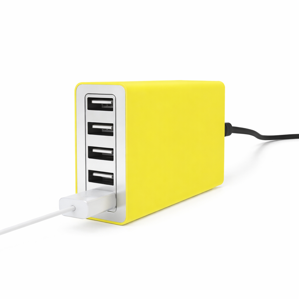 5 Port USB Charging Hub 40W Desktop Charger for Phones, Tablets, Cameras and USB Devices