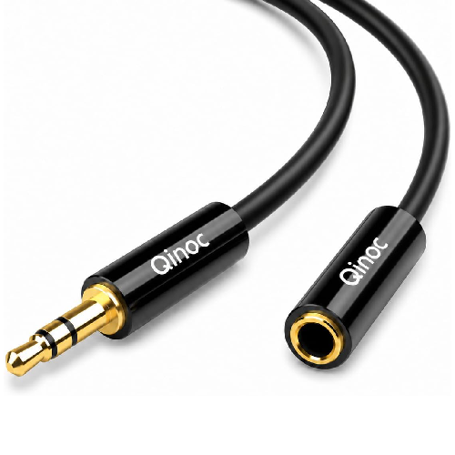 3.5mm AUX Stereo Extension Cable Male to Female for Headphones, Earphones, PC & TV