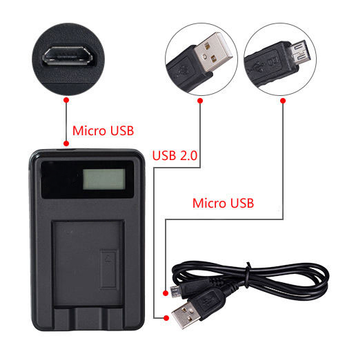USB Charger For Canon EOS D40 Digital Camera