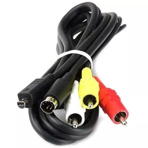 TV Cable For Pentax Optio 330GS Digital Camera - AV / Audio Video Lead