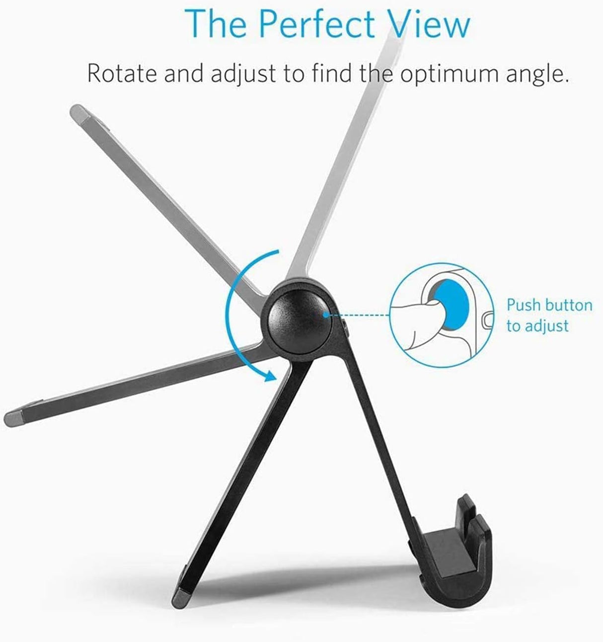 Multi-Angle Portable Stand for Tablets, iPad, E-readers and Smartphones