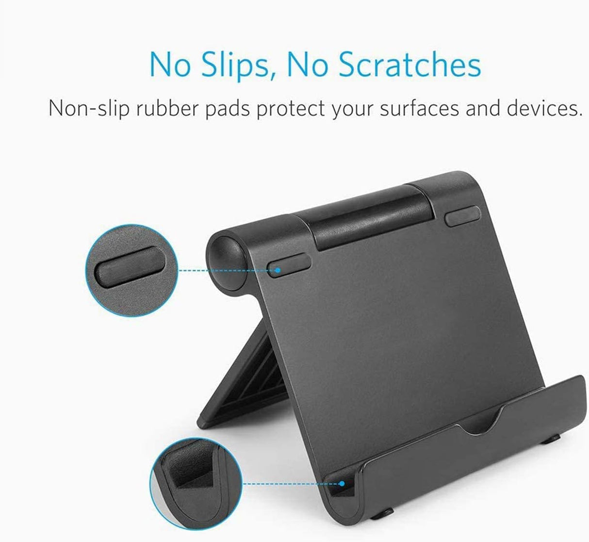 Multi-Angle Portable Stand for Tablets, iPad, E-readers and Smartphones