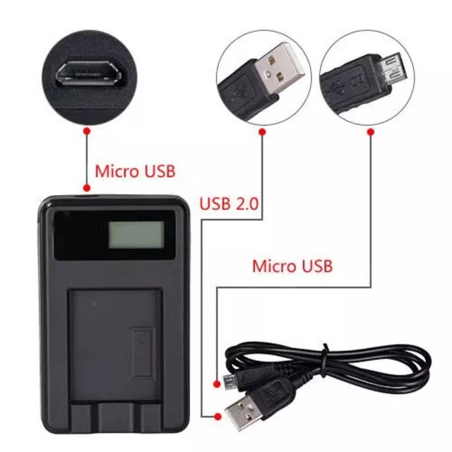 Mains Battery Charger For Sony ZV-E10M2 / ZV-E10 II Digital Camera