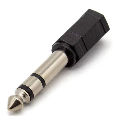 3.5mm to 6.35mm Stereo Audio Adapter – Headphone Jack Plug Connector Converter