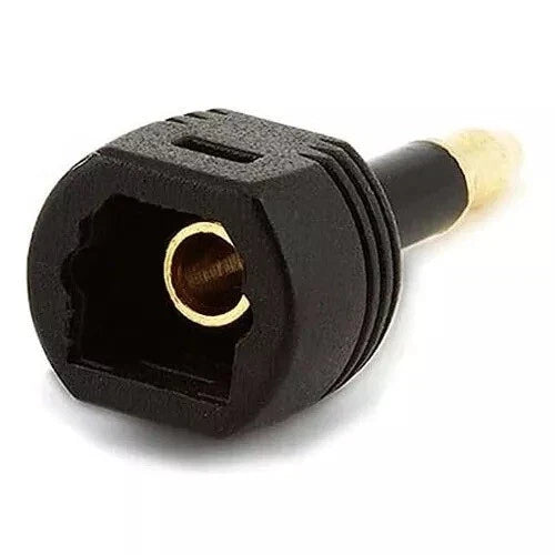 Optical TosLink to 3.5mm Mini Stereo Jack Adapter – Digital Audio Plug Converter