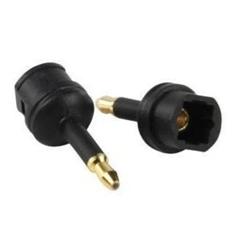 Optical TosLink to 3.5mm Mini Stereo Jack Adapter – Digital Audio Plug Converter