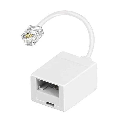 RJ11 to BT Adapter Plug Converter – Landline Phone, FAX, Modem Compatible with SKY, Plusnet, TalkTalk