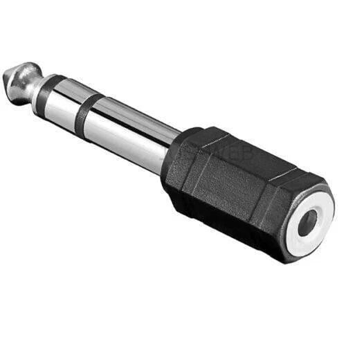 3.5mm to 6.35mm Stereo Audio Adapter – Headphone Jack Plug Connector Converter