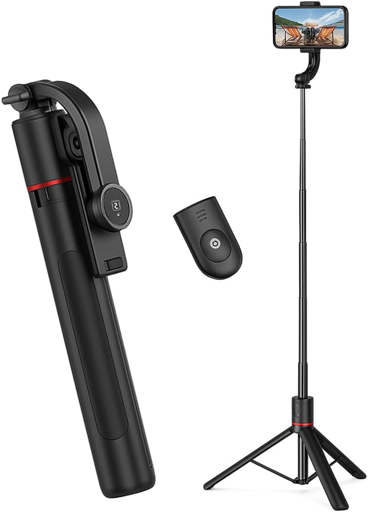 Selfie Stick with Wireless Remote | Extendable Telescopic Monopod 171cm for iPhone Camera & Android