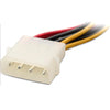 SATA Splitter Power Cable 4 Pin IDE Molex to Dual Y Female HDD Adapter