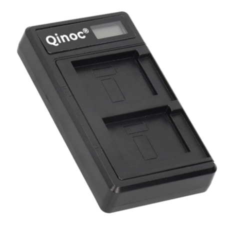 Dual Battery USB Charger For Canon DC301 Handycam Camcorder