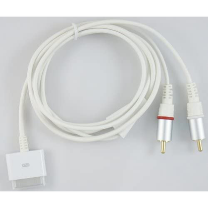 Phono Cable With Dock Connector For Apple iPod