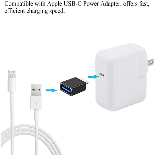 USB-A (Female) to USB-C (Male) Adapter – USB 3.0 Converter (Pack of 3)
