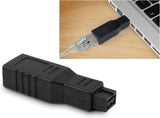 FireWire 400 (6-Pin) Female to 800 (9-Pin) Male i.LINK Connector Adapter Converter
