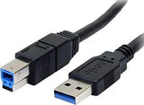 USB 3.0 to USB A-B Printer Cable – High-Speed for Printers, Scanners, HDD & Fax Machines