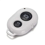 Wireless Bluetooth Remote Shutter for iPhone, Samsung & Android – White Selfie Control