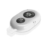 Wireless Bluetooth Remote Shutter for iPhone, Samsung & Android – White Selfie Control