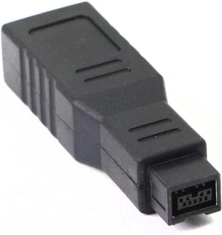 FireWire 400 (6-Pin) Female to 800 (9-Pin) Male i.LINK Connector Adapter Converter