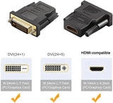DVI-D 24+1 Male to HDMI Female Adapter Converter for Laptop, PC, HDTV