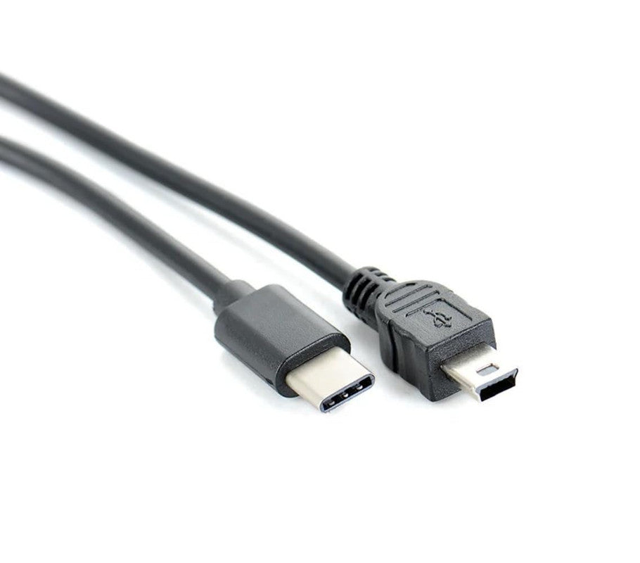 USB-C to Mini USB Cable for Camera, Dashcam & Navigation Devices