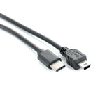USB-C to Mini USB Cable for Camera, Dashcam & Navigation Devices