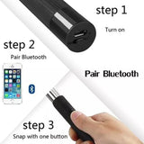 Telescopic Selfie Stick with Bluetooth Remote – Compatible with iPhone, Samsung & Android