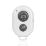 Wireless Bluetooth Remote Shutter for iPhone, Samsung & Android – White Selfie Control