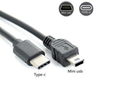 USB-C to Mini USB Cable for Camera, Dashcam & Navigation Devices