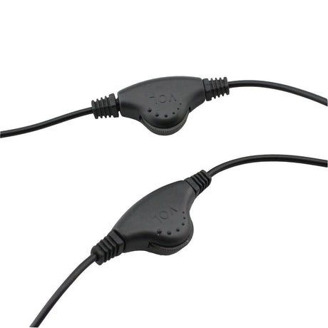 Headphone Splitter Cable 3.5mm Jack - 2 Way Audio Lead For iPhone, iPod, iPad and PSP - Color : Black
