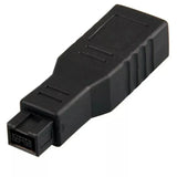 FireWire 400 (6-Pin) Female to 800 (9-Pin) Male i.LINK Connector Adapter Converter