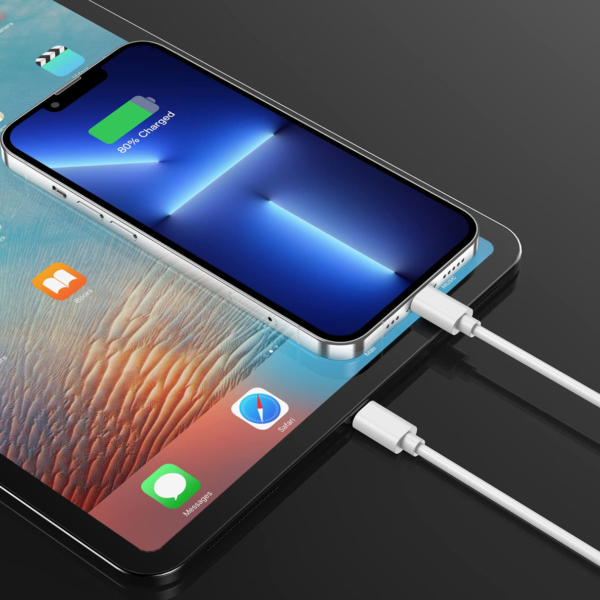 Lightning to USB Charging Cable – Fast Charge & Data Sync
