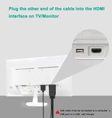 VGA to HDMI Adapter with 3.5mm Audio Jack – 1080p Converter for PC, Laptop, HDTV
