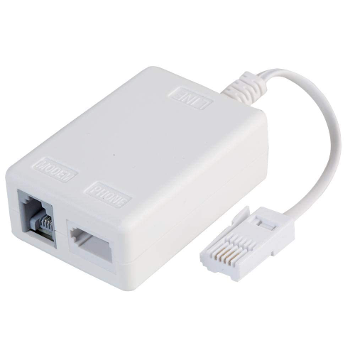 Adsl Microfilter ADSL Microfilter Broadband Splitter with Cable - For BT, Sky, EE ...