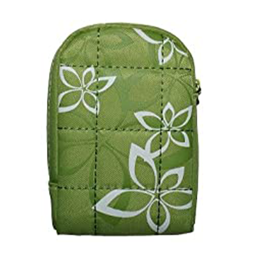 Compact Camera Case with Hand Strap - Green