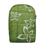 Compact Camera Case with Hand Strap - Green