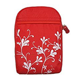 Compact Camera Case with Hand Strap - Red