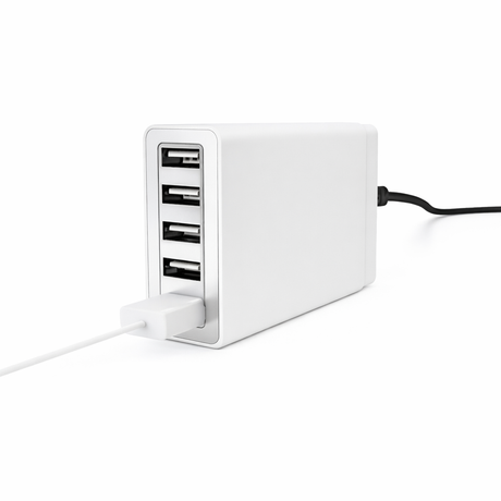 5 Port USB Charging Hub 40W Desktop Charger for Phones, Tablets, Cameras and USB Devices