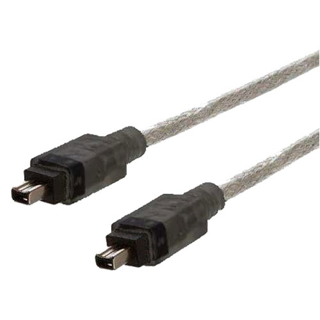 Firewire Cable For JVC GY-HM100 Camcorder - 4 To 4 Pin ILINK / DV / IEEE 1394