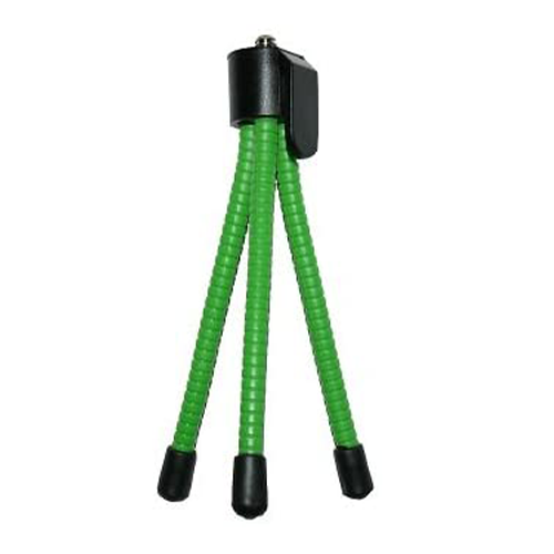 Mini Flexible Tripod for Digital Cameras and Camcorders - Green