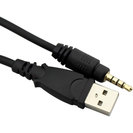 USB to 3.5mm AUX Audio Adapter Cable for MP3 Players, Pocket Speakers & More