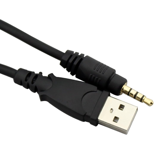 USB to 3.5mm AUX Audio Adapter Cable for MP3 Players, Pocket Speakers & More