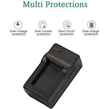 Travel Battery Charger For FujiFilm X-Pro2 Digital Camera - UK / USA / EU Plug And Car Adapter Included