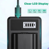 Battery Charger For Panasonic Lumix DC-FZ82D Digital Camera